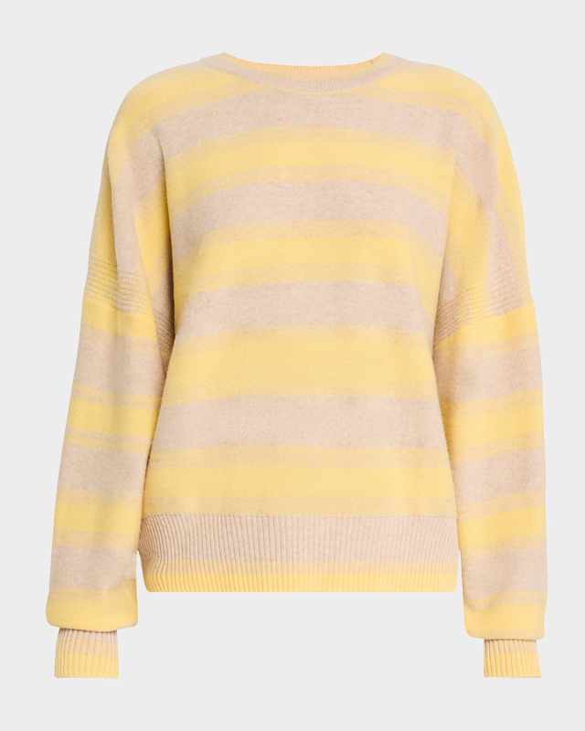 Striped Crewneck Wool Sweater